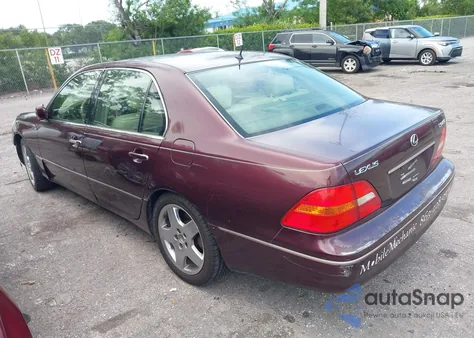 2002 Lexus Ls 430 z USA, uszkodzony, nr VIN JTHBN30F520065699